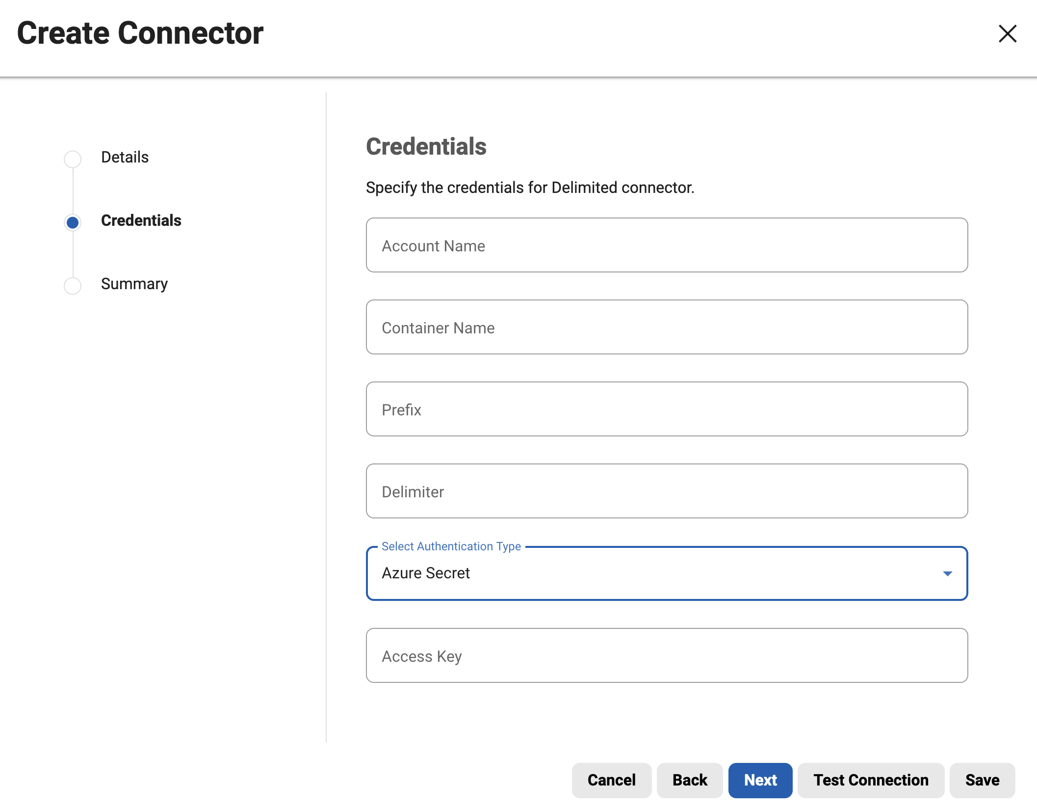 Azure Blob Storage connector for files